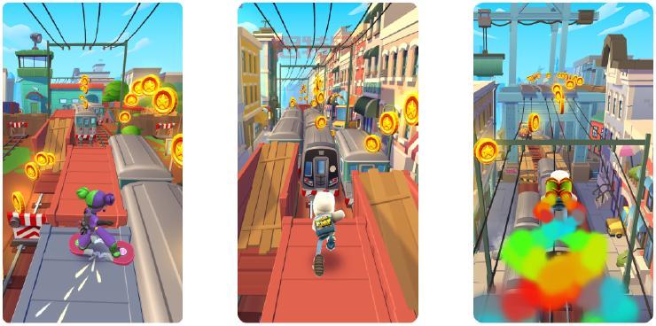 地铁跑酷体验服最新版本：地铁城来袭，解锁乔治和兔兔气垫船！