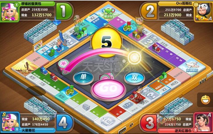 天天富翁：腾讯独家     ，休闲手游大作！