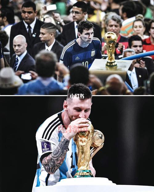 梅西在社交媒体晒马黛茶杯，吸管刻大力神杯与三颗星