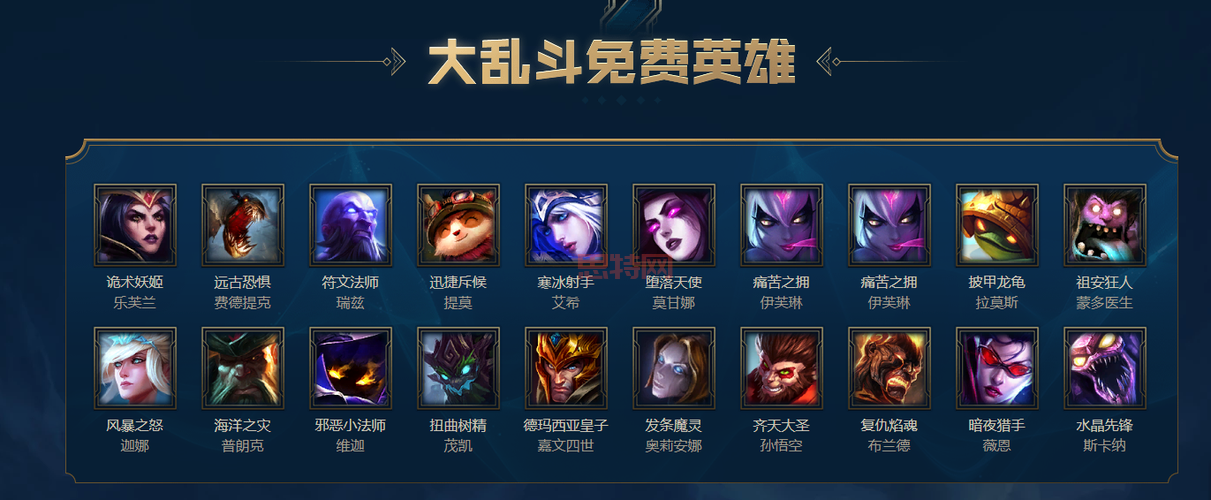 2022最新lol周免英雄公告,本周这些英雄免费玩!