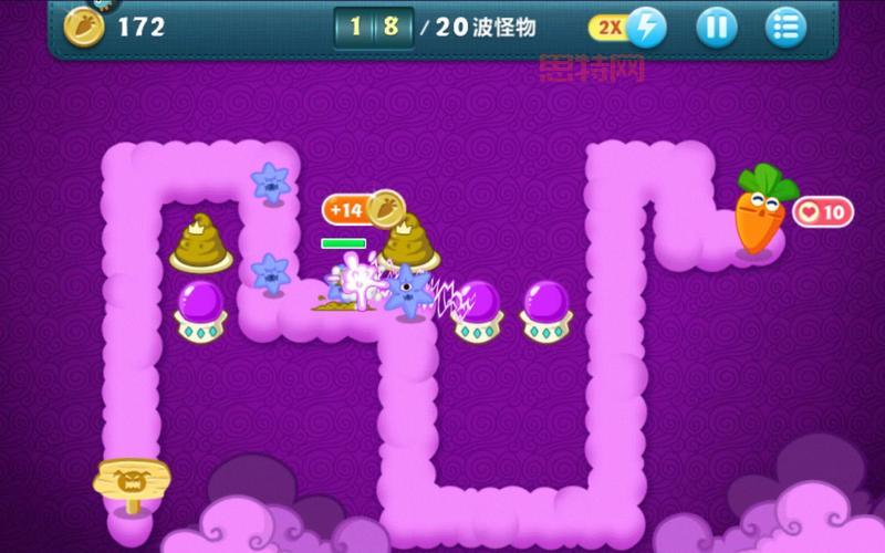 保卫萝卜挑战20关金萝卜攻略图解，完美通关不是梦！