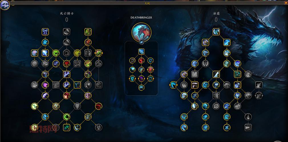 巫妖王之怒dk天赋图,冰DK、血DK、邪DK天赋推荐
