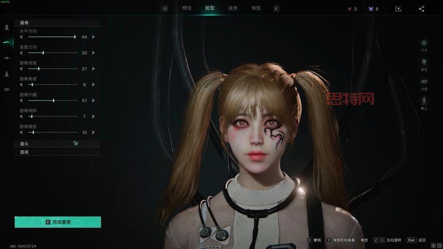 七日世界捏脸数据女，超美女生脸参数代码分享