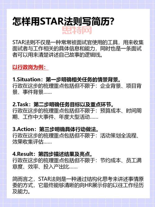 工作经历怎么写？掌握STAR法则，轻松展示职业成就