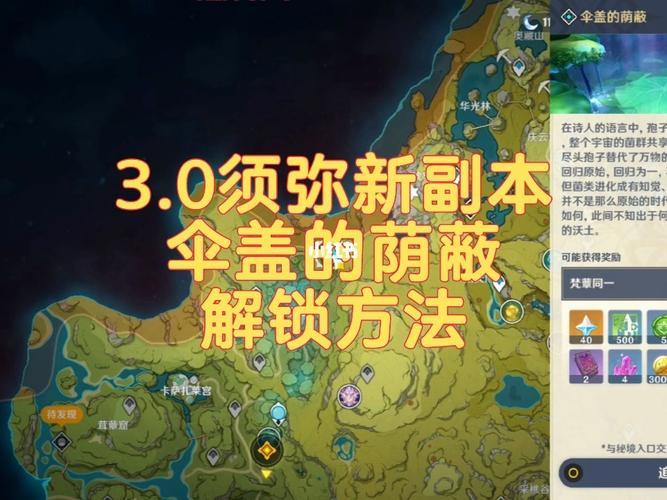 如何解锁伞盖的荫蔽？草种子与石锁击碎技巧