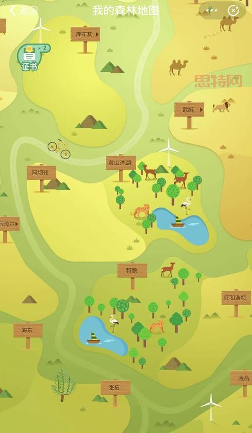 森林地图