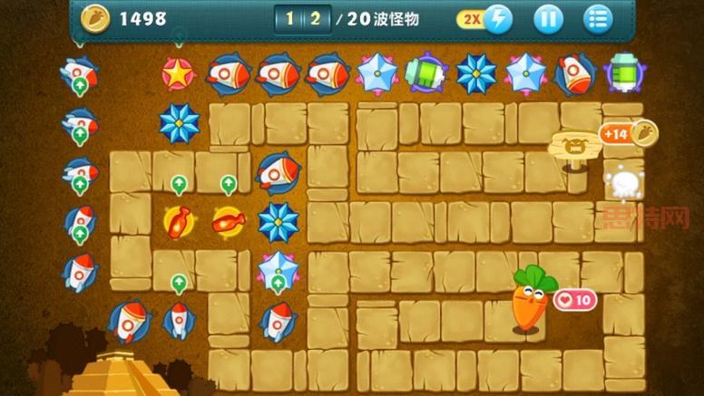 保卫萝卜1破解版无限宝石下载，安卓版免费畅玩！