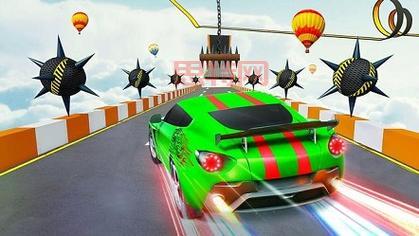 疯狂天空赛车:极速冲刺与惊险跳跃特技结合