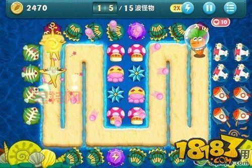保卫萝卜深海8攻略:轻松应对25波怪物