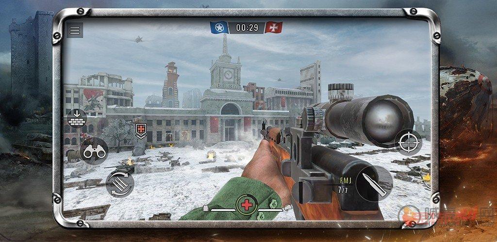 二战狙击手射击游戏：沉浸式战斗，精准打击敌军阵地