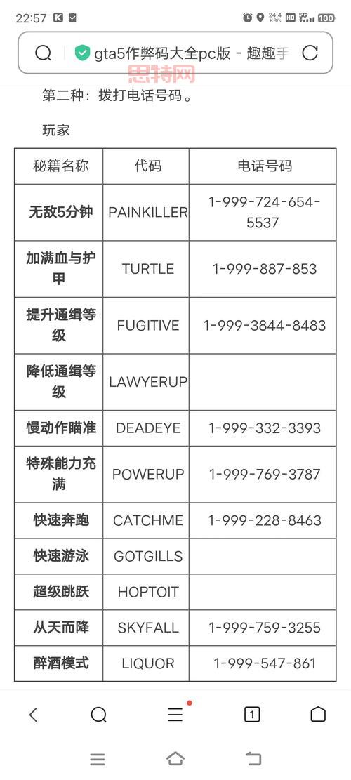 侠盗飞车秘籍大全，这些作弊码让你轻松通关！