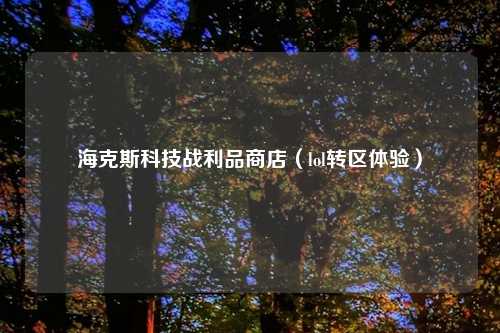 海克斯科技战利品商店（lol转区体验）