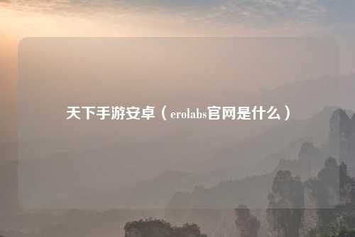 天下手游安卓（erolabs官网是什么）
