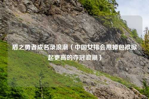 盾之勇者成名录浪潮（中国女排会甩掉包袱掀起更高的夺冠浪潮）