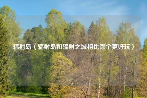 辐射岛（辐射岛和辐射之城相比哪个更好玩）