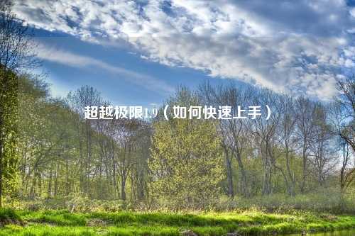 超越极限1.9(如何快速上手)