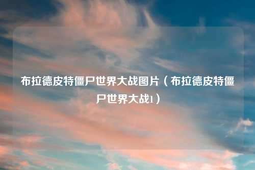 布拉德皮特僵尸世界大战图片(布拉德皮特僵尸世界大战1)