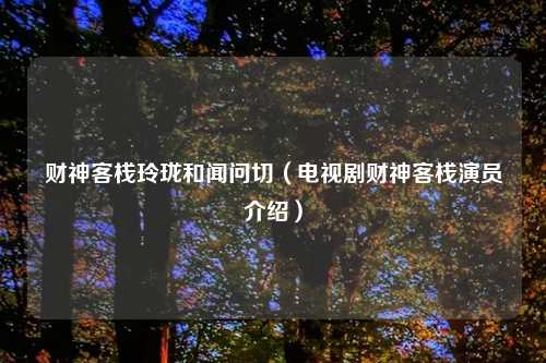 财神客栈玲珑和闻问切（电视剧财神客栈演员介绍）