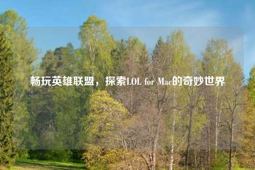 畅玩英雄联盟，探索LOL for Mac的奇妙世界