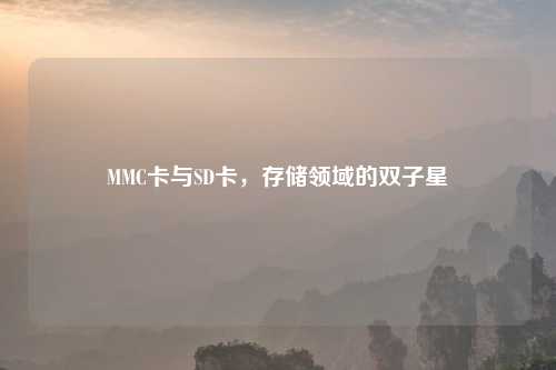 MMC卡与SD卡，存储领域的双子星