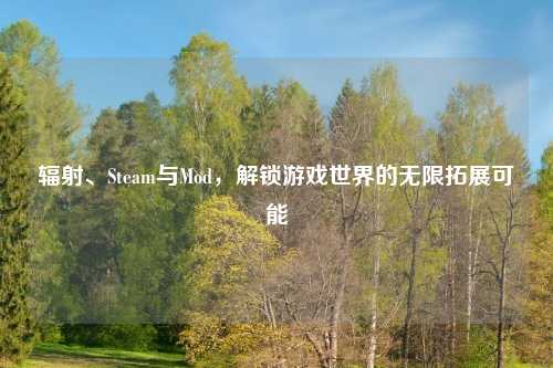 辐射、Steam与Mod,解锁游戏世界的无限拓展可能
