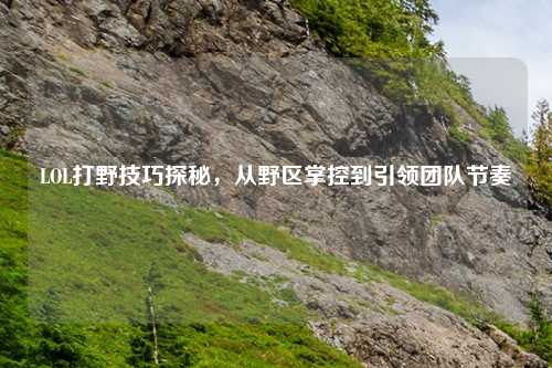 LOL打野技巧探秘，从野区掌控到引领团队节奏