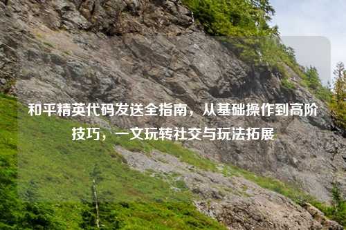 和平精英代码发送全指南,从基础操作到高阶技巧,一文玩转社交与玩法拓展