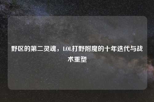 野区的第二灵魂，LOL打野附魔的十年迭代与战术重塑