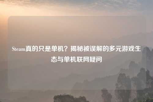 Steam真的只是单机？揭秘被误解的多元游戏生态与单机联网疑问