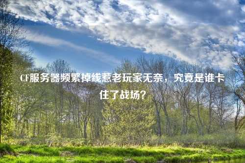 CF服务器频繁掉线惹老玩家无奈，究竟是谁卡住了战场？