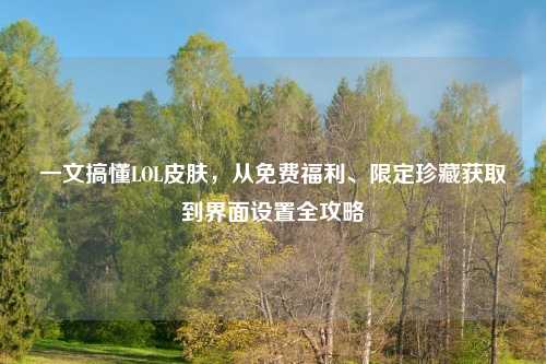 一文搞懂LOL皮肤，从免费福利、限定珍藏获取到界面设置全攻略