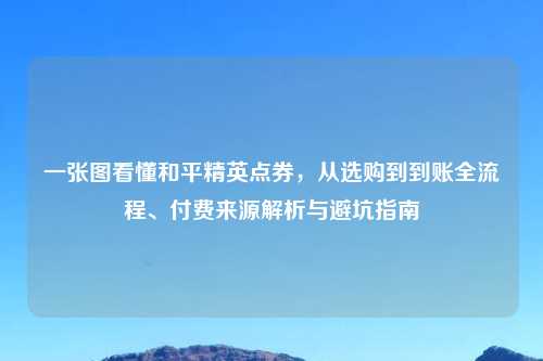 一张图看懂和平精英点券,从选购到到账全流程、付费来源解析与避坑指南