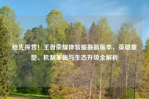 抢先探营！王者荣耀体验服最新版本，英雄重塑、机制革新与生态升级全解析
