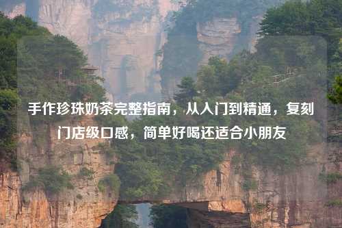 手作珍珠奶茶完整指南，从入门到精通，复刻门店级口感，简单好喝还适合小朋友