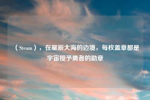 (Steam),在星辰大海的边境,每枚盖章都是宇宙授予勇者的勋章