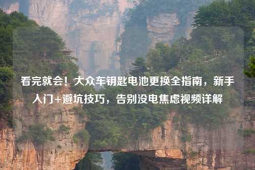 看完就会！大众车钥匙电池更换全指南，新手入门+避坑技巧，告别没电焦虑视频详解