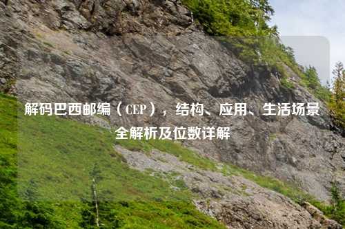 解码巴西邮编(CEP),结构、应用、生活场景全解析及位数详解