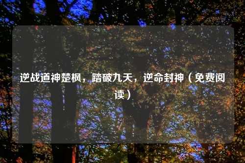 逆战道神楚枫，踏破九天，逆命封神（免费阅读）