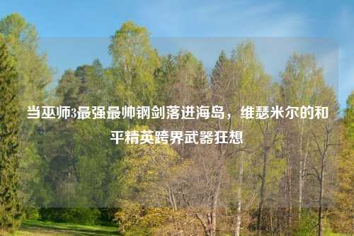 当巫师3最强最帅钢剑落进海岛，维瑟米尔的和平精英跨界武器狂想