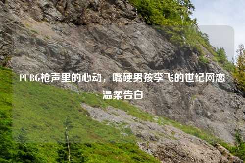 PUBG枪声里的心动，嘴硬男孩李飞的世纪网恋温柔告白