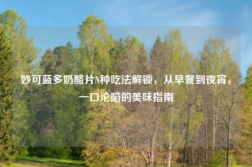 妙可蓝多奶酪片N种吃法解锁,从早餐到夜宵,一口沦陷的美味指南