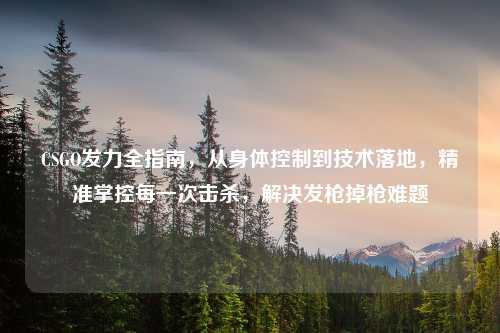 CSGO发力全指南,从身体控制到技术落地,精准掌控每一次击杀,解决发枪掉枪难题