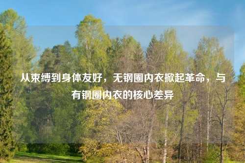 从束缚到身体友好,无钢圈内衣掀起革命,与有钢圈内衣的核心差异