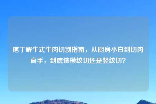 庖丁解牛式牛肉切割指南,从厨房小白到切肉高手,到底该横纹切还是竖纹切?