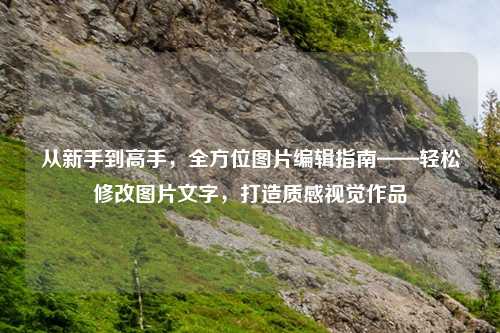 从新手到高手,全方位图片编辑指南——轻松修改图片文字,打造质感视觉作品