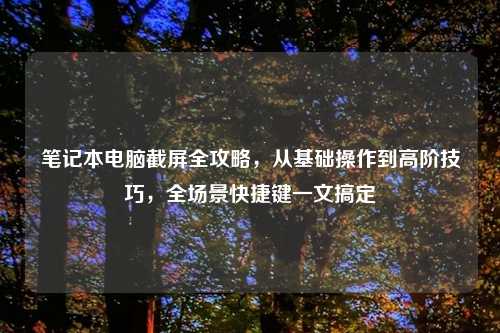 笔记本电脑截屏全攻略,从基础操作到高阶技巧,全场景快捷键一文搞定