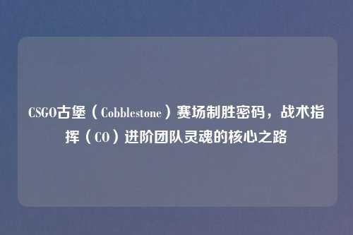 CSGO古堡(Cobblestone)赛场制胜密码,战术指挥(CO)进阶团队灵魂的核心之路