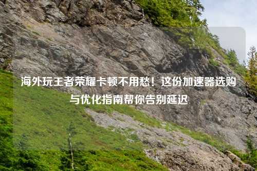 海外玩王者荣耀卡顿不用愁!这份加速器选购与优化指南帮你告别延迟