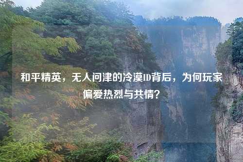 和平精英,无人问津的冷漠ID背后,为何玩家偏爱热烈与共情?