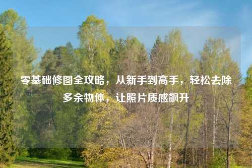 零基础修图全攻略,从新手到高手,轻松去除多余物体,让照片质感飙升